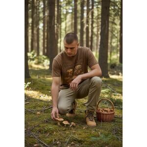 Altar'd State Men's Brown M Mushrooms of Colorado T-Shirt Gorpcorp Fungi Outdoor